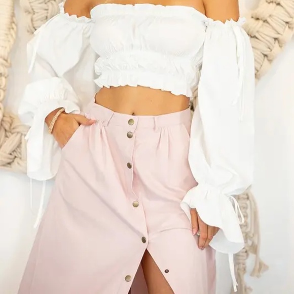 Button Down Skirt - Picture 5 of 8